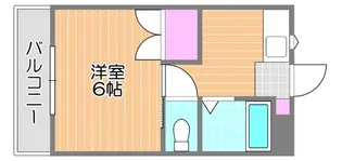 リトルハイム青江II【3階】の間取り