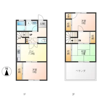 グランメゾン東椎路(旧広場の家)の間取り