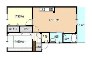 メゾン・ド・ティアナ【2階】の間取り