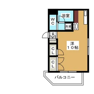 バルビゾン【1階】の間取り