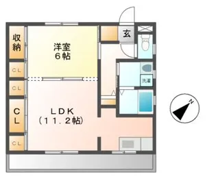 リューブリエ【2階】の間取り