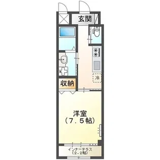 ユウアイグランデ荒川沖【2階】の間取り