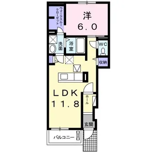 ブライトヒル【1階】の間取り