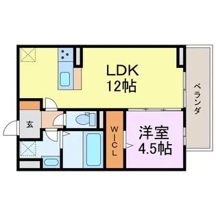 サンセール【3階】の間取り