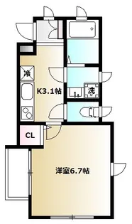 メゾン童夢【2階】の間取り