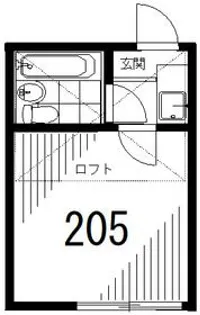 アーバン恵比寿【2階】の間取り