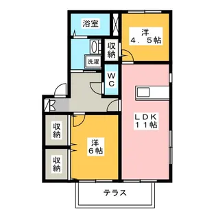 プリマベラ【1階】の間取り