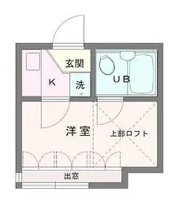 ベルローズ狛江【2階】の間取り