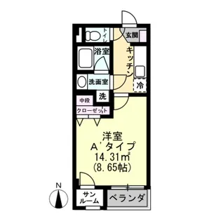 alzare villa(アルザヴィラ)【3階】の間取り