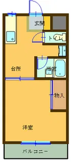 エクレール【3階】の間取り