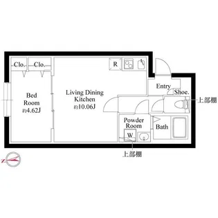 アクロスアベニュー上板橋【1階】の間取り