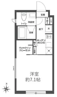 プラティーク森下【3階】の間取り
