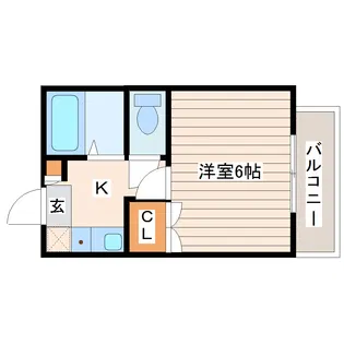 コーディアルハウス一本杉町【3階】の間取り