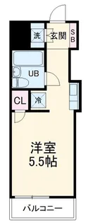 サンホワイト磯子【5階】の間取り