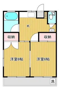 第1スザキハイツ【3階】の間取り
