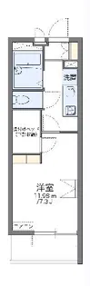 レオパレスメゾン浦和【3階】の間取り