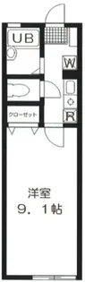 シュペリュール祖師谷【1階】の間取り