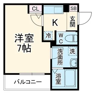 GRADUS西浦和II【2階】の間取り