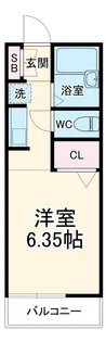 リファレンス胡録台B棟【2階】の間取り