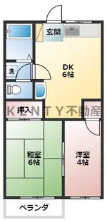 光荘6号館【2階】の間取り