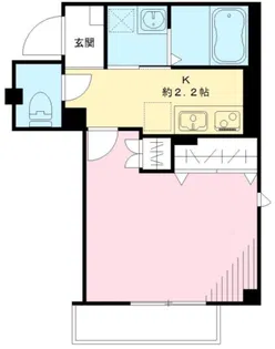 Vieuno UMEMOTO(ビューノウメモト)【3階】の間取り