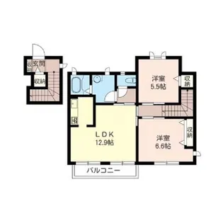 クリンハイツ【2階】の間取り