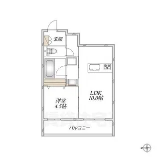 ヘーベルメゾン尼崎駅前【3階】の間取り