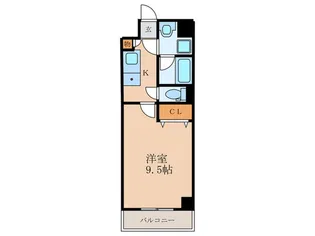 シャイン帷子ノ辻【2階】の間取り