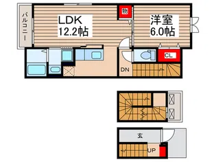 カーサイルチェイロ【3階】の間取り