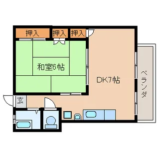 広島県広島市中区十日市町2【マンション】の間取り