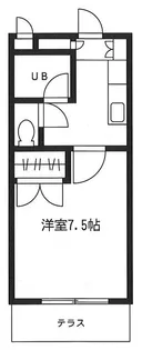 サンコーハイツ【1階】の間取り