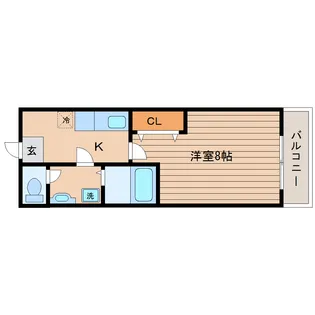 PUPPY東照宮【2階】の間取り