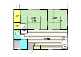 小島第一ハイツ【2階】の間取り