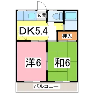 さくらパレス【2階】の間取り