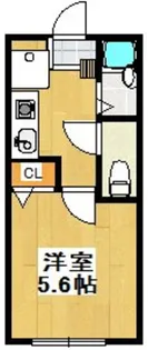 グランビュー百合丘【1階】の間取り