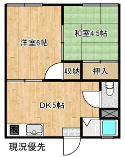 コーポくや【2階】の間取り