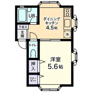 信開セルーラ山代温泉【1階】の間取り