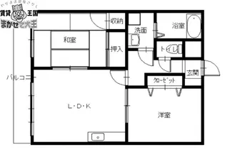 2LDKの間取り画像