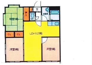 パークドミールI【1階】の間取り
