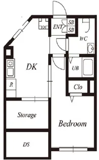 プラチナフォルム東十条II【1階】の間取り