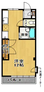 学生第一コーポ【3階】の間取り
