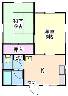根岸ハイム【1階】の間取り