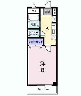 ベルウッドS【1階】の間取り