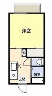 メゾン月見ヶ丘【1階】の間取り