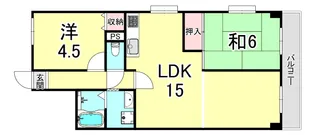ルマージュ瑞穂【3階】の間取り