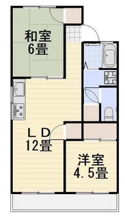 コーポラス高島新屋敷【2階】の間取り