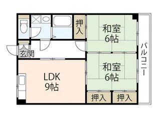 熊井ビル2【2階】の間取り