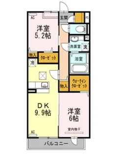 Amour櫻花【1階】の間取り