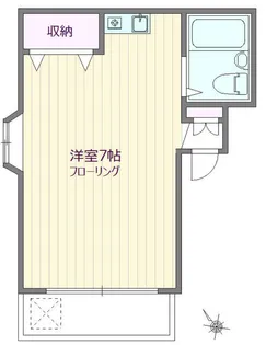 仙川スカイハイツ【1階】の間取り