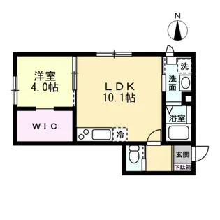 グランスイート森 A棟【2階】の間取り